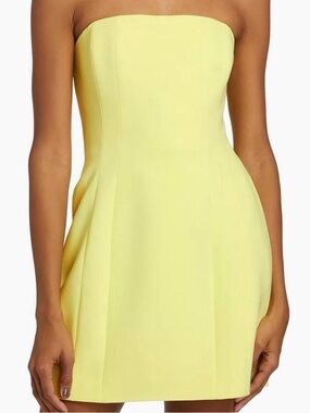 Strapless Yellow Mini Dress ALC size 6